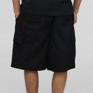 Khaki Relaxed Fit Cargo Shorts