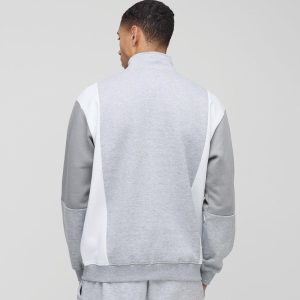 Oversized Man Colour Block Sweatshirt