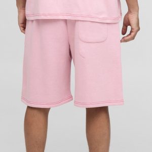 Baggy Long Length Nylon Cargo Shorts