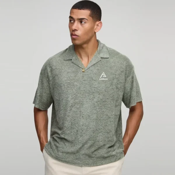 Oversized Washed Revere Polo