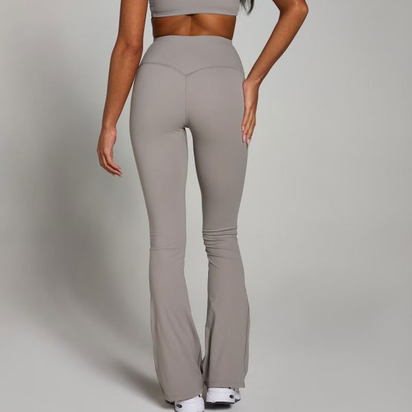 Flared Leggings - Mushroom - Image 2