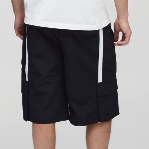 Oversized Official Contrast Stitch Short