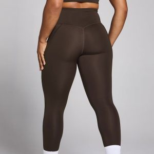 Graphic Training Leggings – Coffee