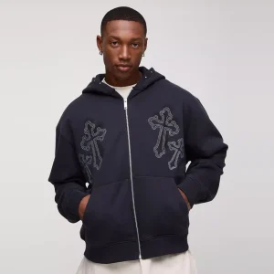 Oversized Boxy Acid Wash Hoodie
