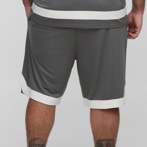 Relaxed Fit Gothic M Cross Print Short