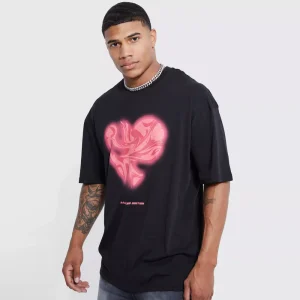Plus Regular Fit Acid Wash Star Wars T-shirt
